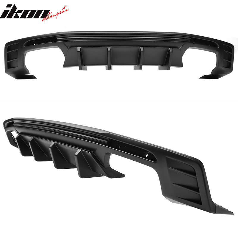 Rear Diffuser for 2016-2024 Chevy Camaro Rear Diffuser Ikon Style Lip Diffuser PP