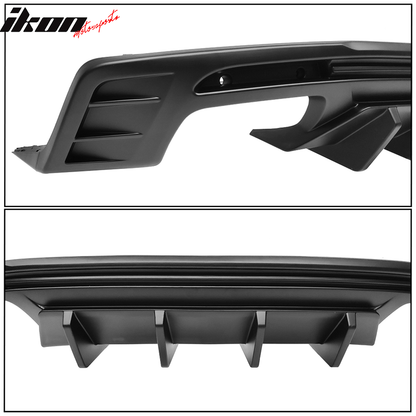 Rear Diffuser for 2016-2024 Chevy Camaro Rear Diffuser Ikon Style Lip Diffuser PP