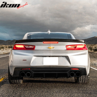 Rear Diffuser for 2016-2023 Chevy Camaro Quad Exhaust