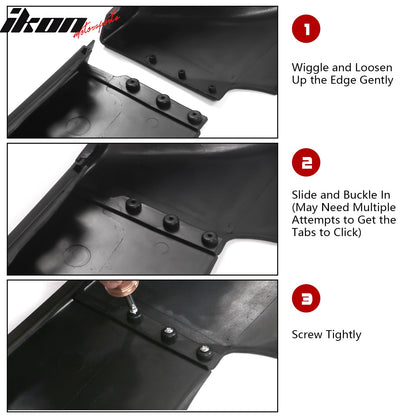 Rear Diffuser for 2016-2023 Chevy Camaro Quad Exhaust