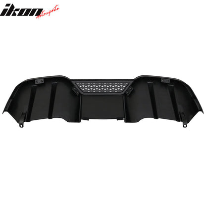 2015-2017 Ford Mustang R-Spec V2 Style Unpaint Rear Bumper Diffuser PP