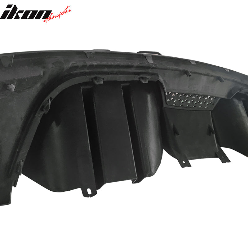 2015-2017 Ford Mustang R-Spec V2 Style Unpaint Rear Bumper Diffuser PP