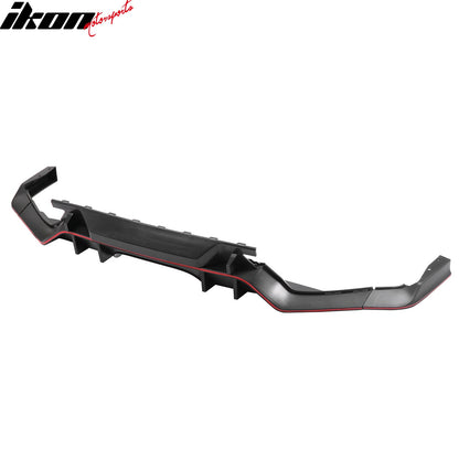 2017-2021 Honda Civic Hatchback Type R Black Rear Bumper Lip Kit PP