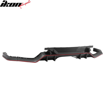 2017-2021 Honda Civic Hatchback Type R Black Rear Bumper Lip Kit PP