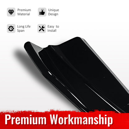 2013-2020 Scion FRS/Subaru BRZ/Toyota 86 Gloss Black Rear Diffuser PP