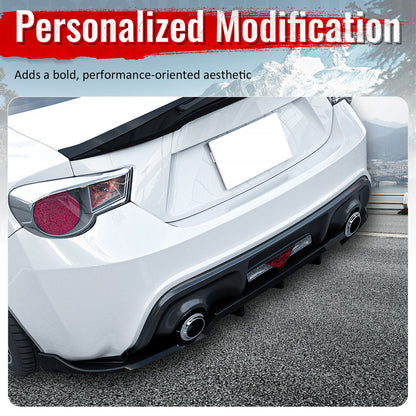 2013-2020 Scion FRS/Subaru BRZ/Toyota 86 Gloss Black Rear Diffuser PP