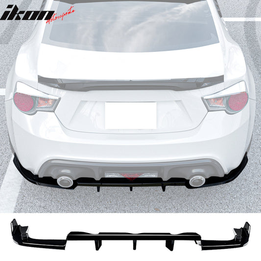 2013-2020 Scion FRS/Subaru BRZ/Toyota 86 Gloss Black Rear Diffuser PP