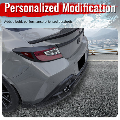 2022-2026 Subaru BRZ GR86 IKV1 Carbon Fiber Print Rear Diffuser Lip PP