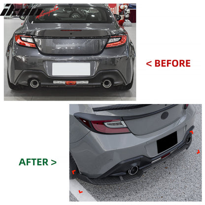 2022-2026 Subaru BRZ GR86 IKV1 Carbon Fiber Print Rear Diffuser Lip PP