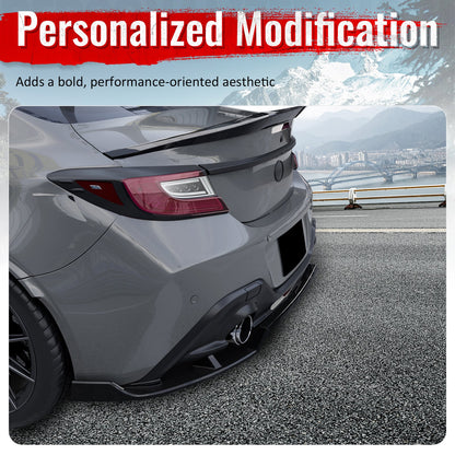 2022-2026 Subaru BRZ Toyota GR86 IKV1 Gloss Black Rear Bumper Lip PP