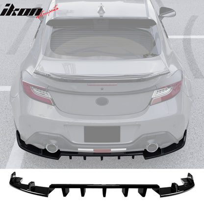 2022-2026 Subaru BRZ Toyota GR86 IKV1 Gloss Black Rear Bumper Lip PP