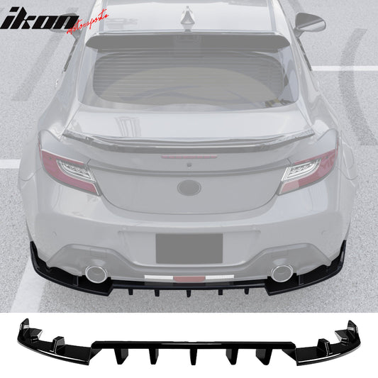 2022-2026 Subaru BRZ Toyota GR86 IKV1 Gloss Black Rear Bumper Lip PP