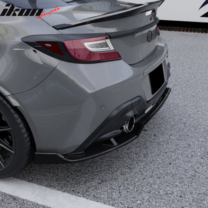 2022-2026 Subaru BRZ Toyota GR86 IKV1 Gloss Black Rear Bumper Lip PP