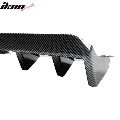 2015-2021 Subaru WRX STI HT Style Rear Diffuser Carbon Fiber Print ABS