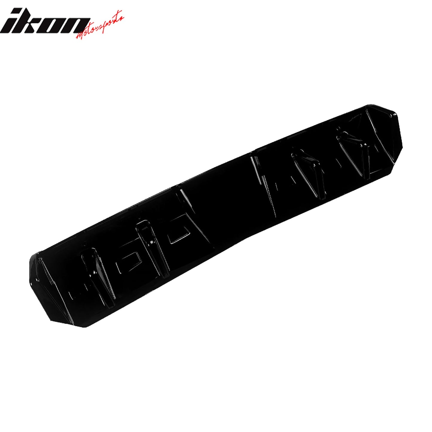 2015-2021 Subaru WRX STI HT Style Rear Diffuser Lip Gloss Black ABS