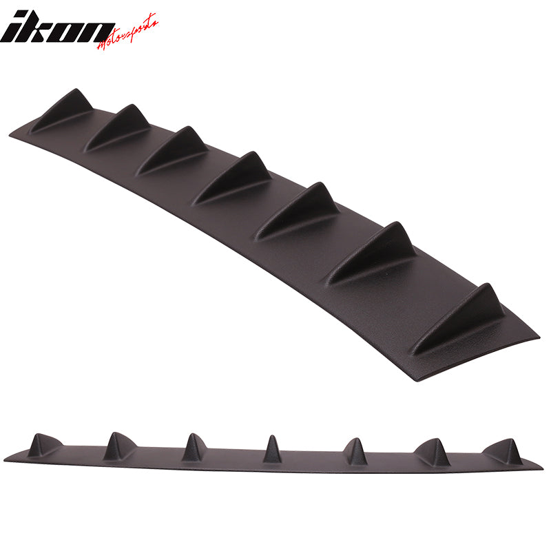 2014-2015 Chevy Camaro V6 7 Fins Matte Black Rear Bumper Diffuser ABS