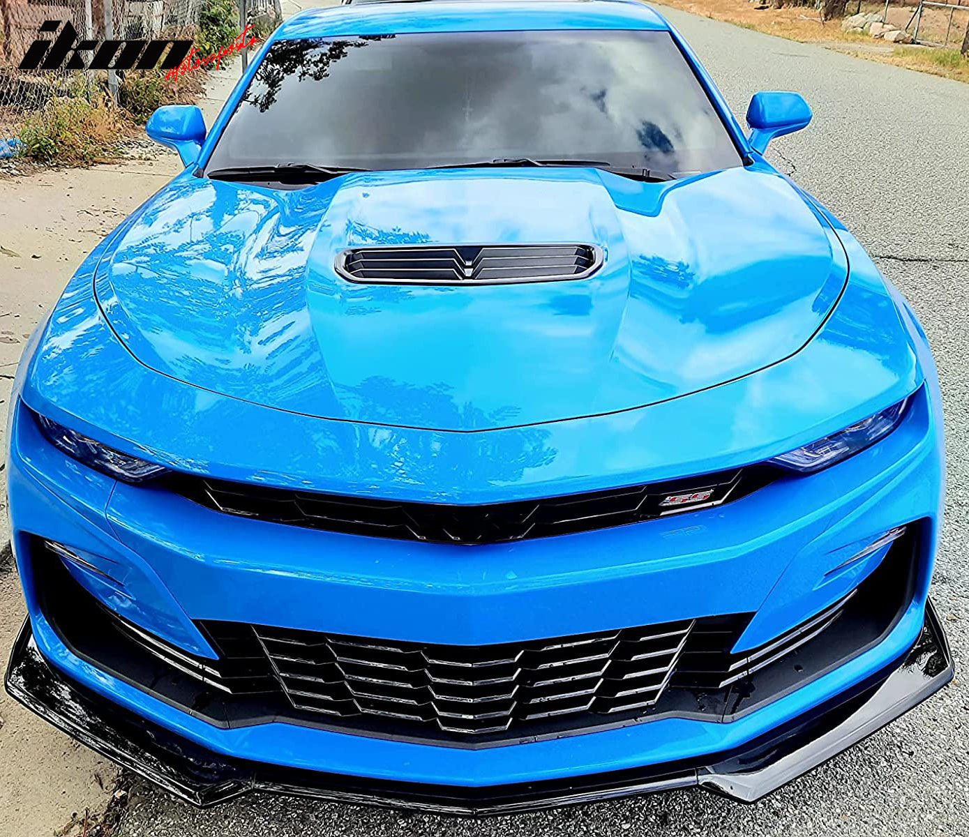 2016-2024 Chevy Camaro Front Lip Spoiler 1LE Style 3PCS ABS