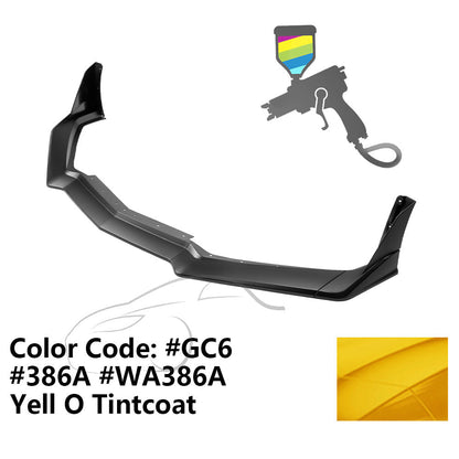2020-2025 Chevy Corvette C8 ZR1 Style Front Lip Spoiler 7PCS ABS