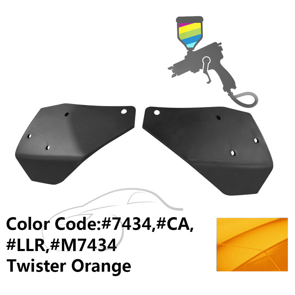 2015-2023 Ford Mustang GT Style Front Bumper Lip Spoiler Winglet PP