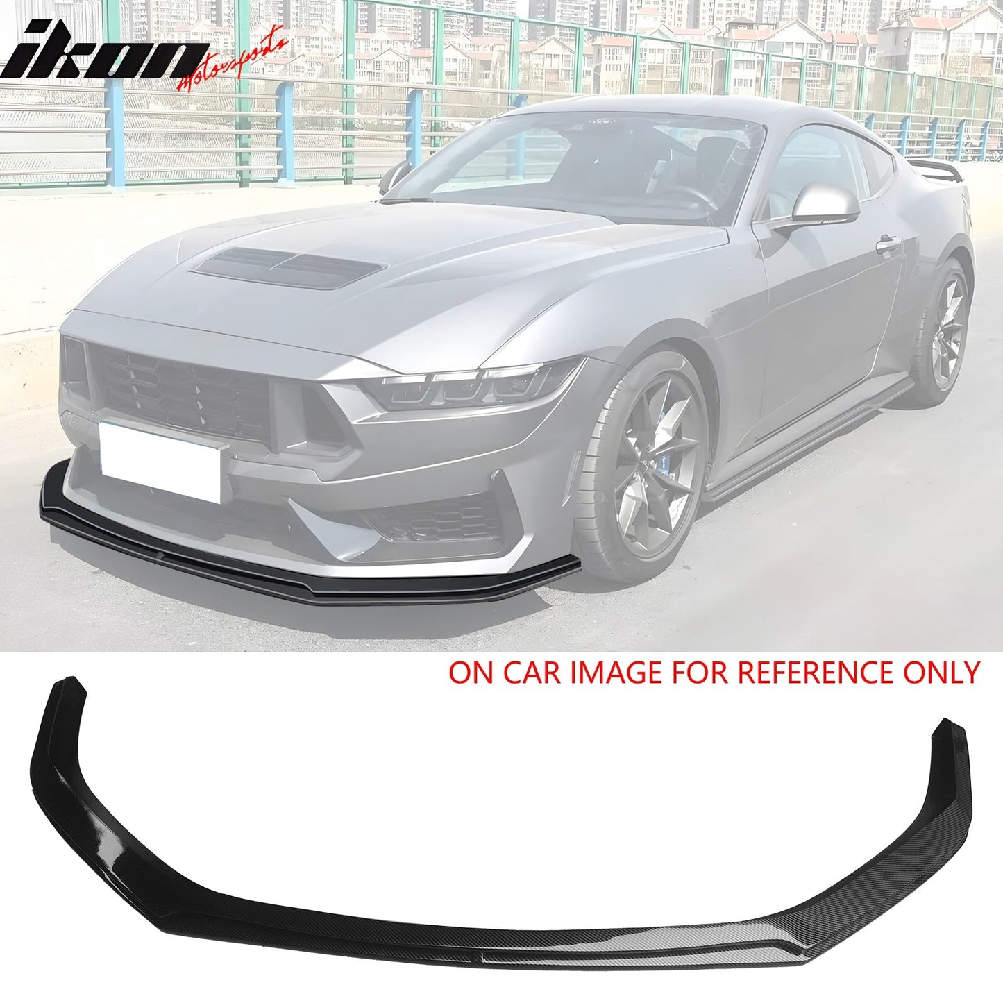 2024-2026 Ford Mustang Dark Horse IKON Front Bumper Lip