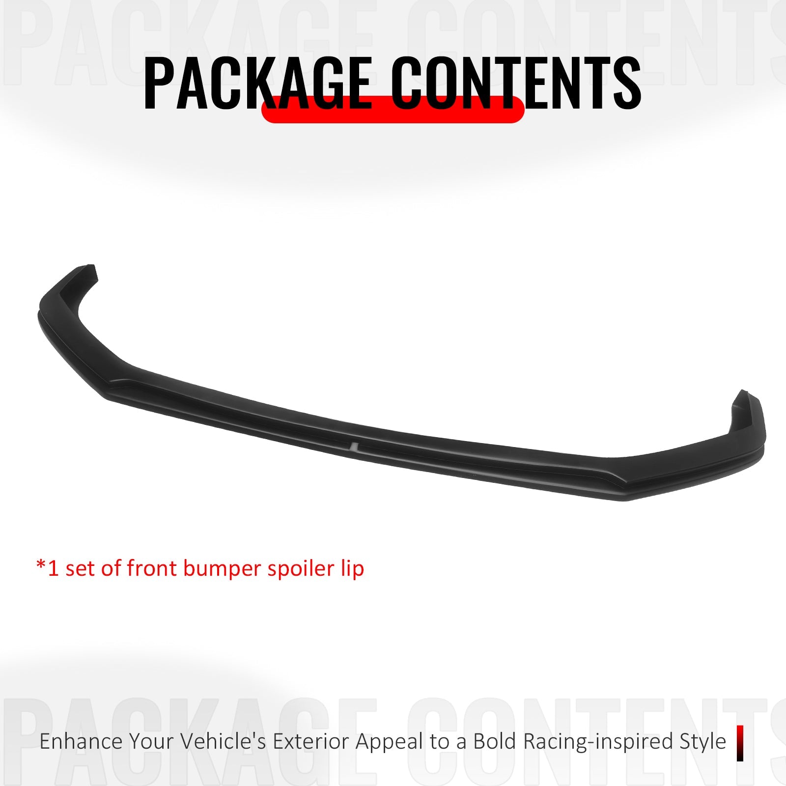 2024-2026 Ford Mustang Dark Horse IKON Front Bumper Lip