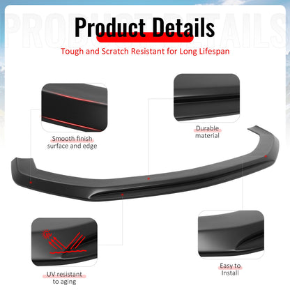 2024-2026 Ford Mustang Ecoboost& GT IKON Style Front Bumper Lip