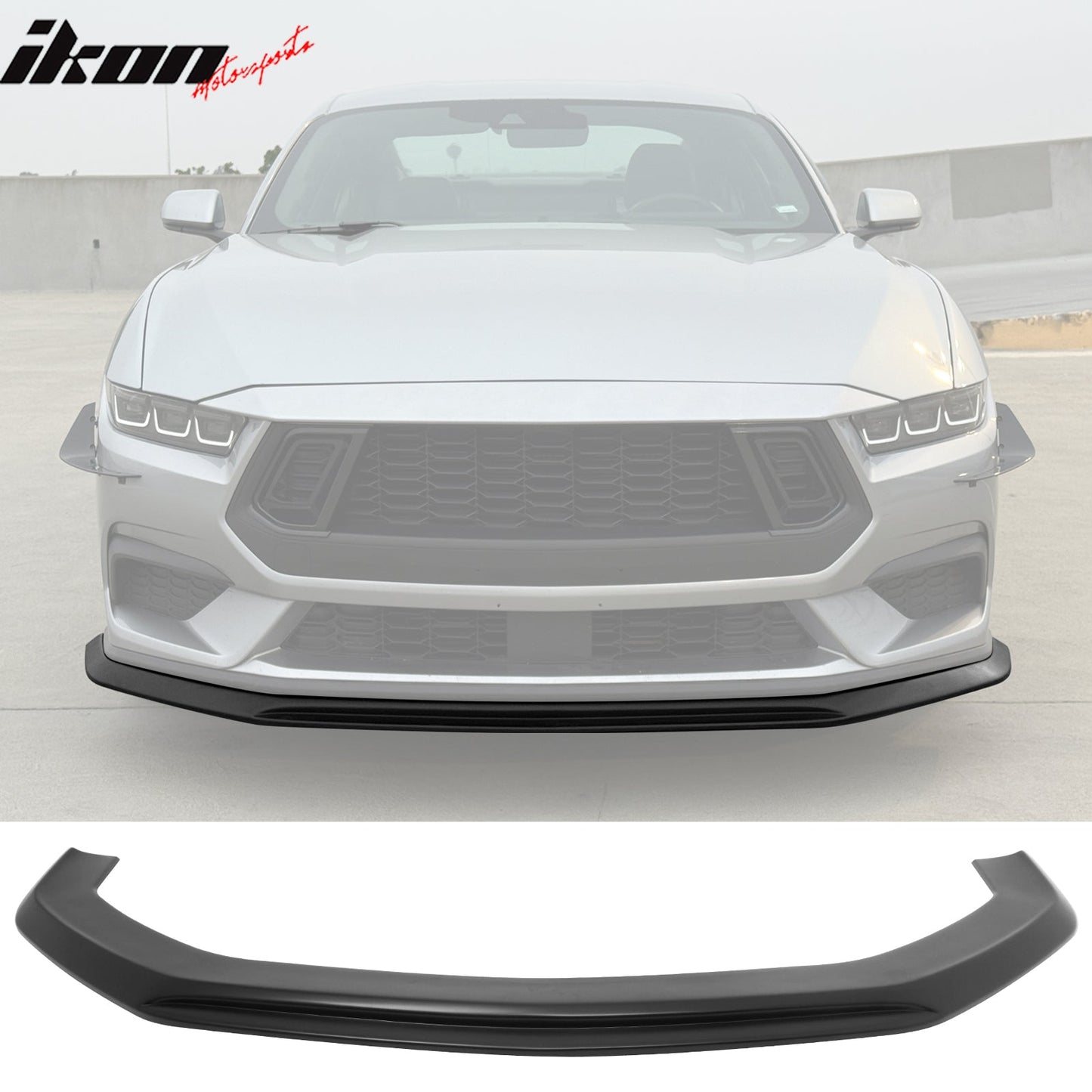 2024-2026 Ford Mustang Ecoboost& GT IKON Style Front Bumper Lip
