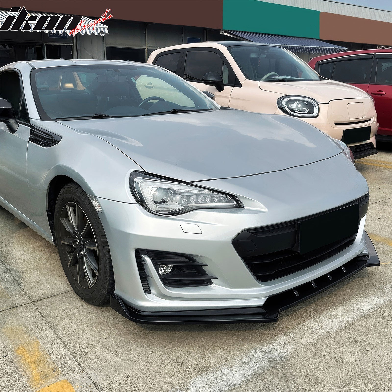 2017-2020 Subaru BRZ IKON Gloss Black Front Bumper Lip Spoiler PP