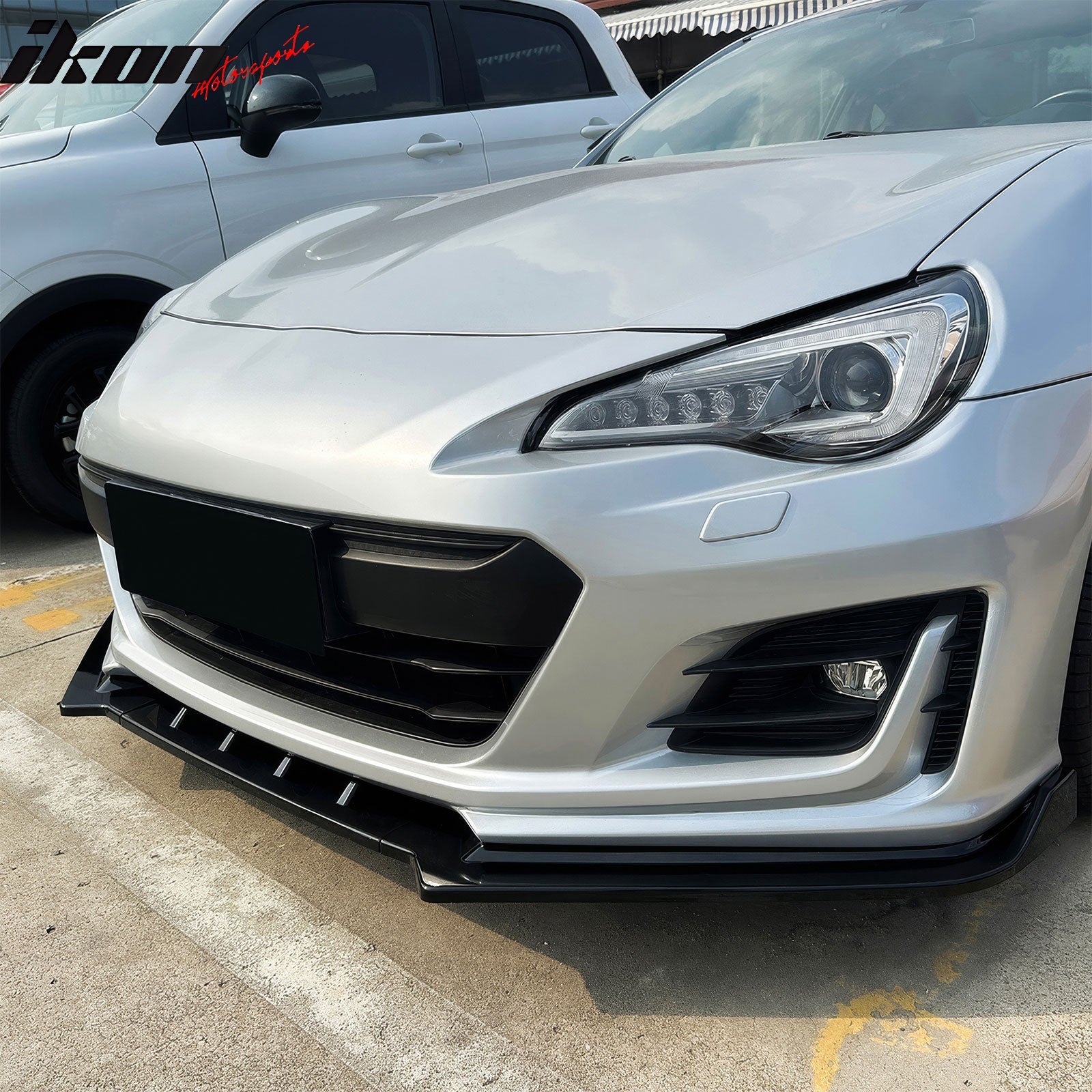 2017-2020 Subaru BRZ IKON Gloss Black Front Bumper Lip Spoiler PP