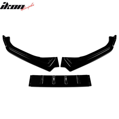 2017-2020 Subaru BRZ IKON Gloss Black Front Bumper Lip Spoiler PP
