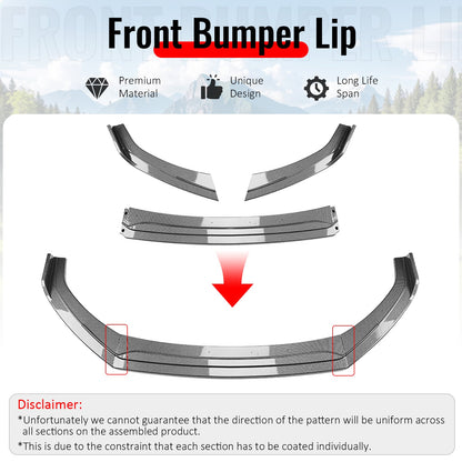 2022-2025 Subaru BRZ IKV2 Carbon Fiber Print Front Bumper Lip PP