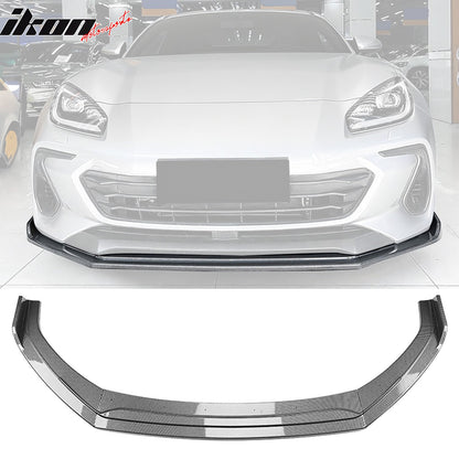 2022-2025 Subaru BRZ IKV2 Carbon Fiber Print Front Bumper Lip PP