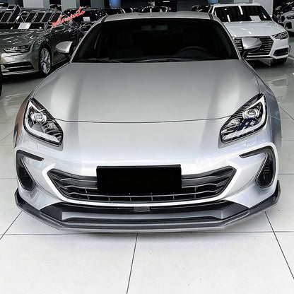 2022-2025 Subaru BRZ IKV2 Carbon Fiber Print Front Bumper Lip PP