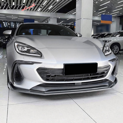 2022-2025 Subaru BRZ IKV2 Carbon Fiber Print Front Bumper Lip PP