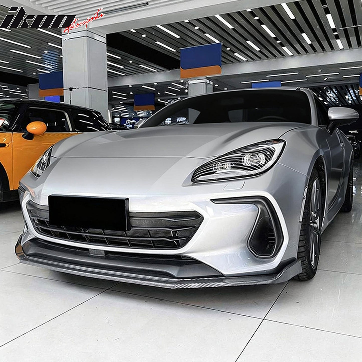 2022-2025 Subaru BRZ IKV2 Carbon Fiber Print Front Bumper Lip PP