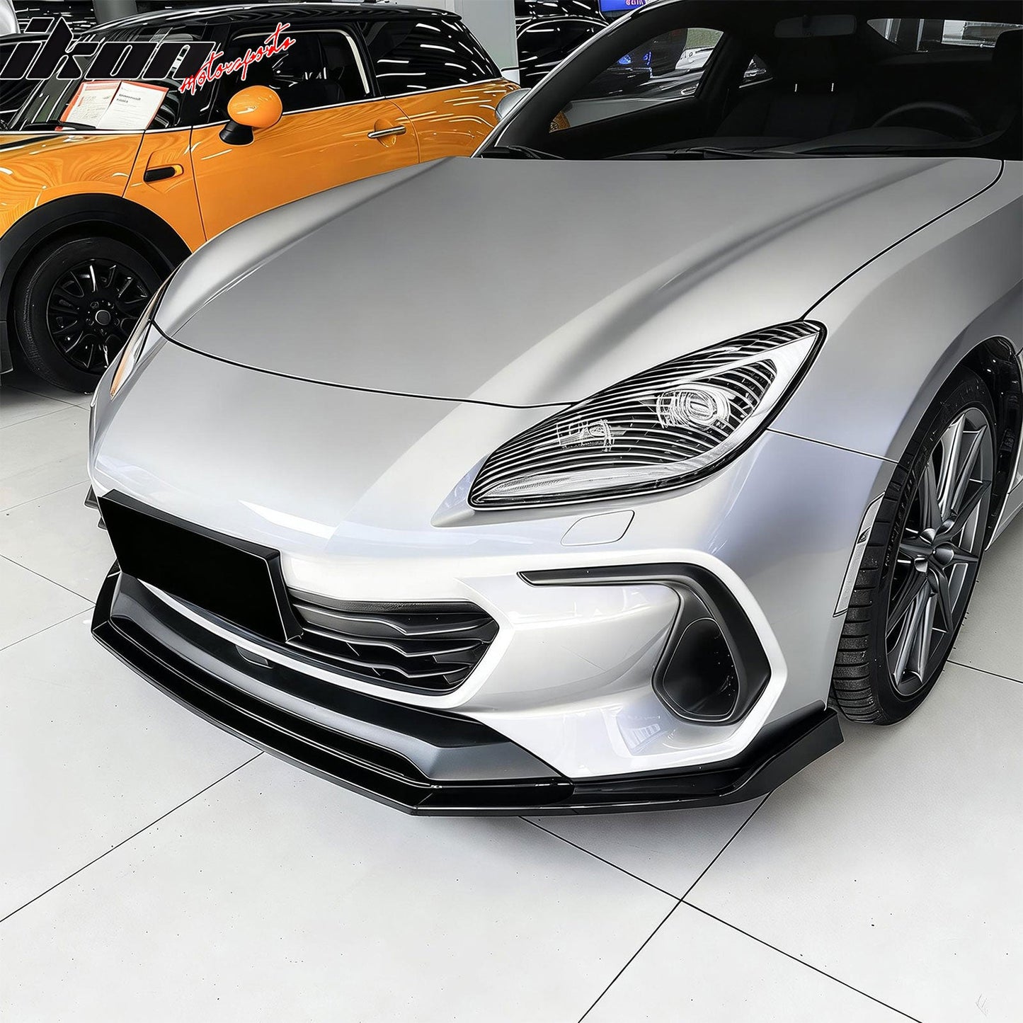 2022-2025 Subaru BRZ IKV2 Gloss Black Front Bumper Lip Spoiler PP