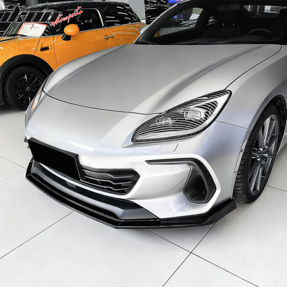 2022-2025 Subaru BRZ IKV2 Gloss Black Front Bumper Lip Spoiler PP