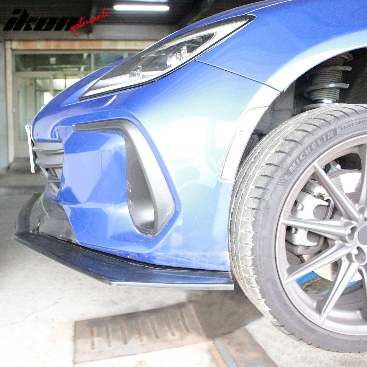 2022-2025 Subaru BRZ IKON V4 Style Unpainted Front Bumper Lip Chin PU