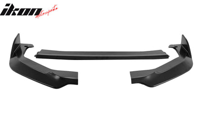 2022-2025 Subaru WRX 5th D Style Matte Black 3PCS Front Bumper Lip ABS