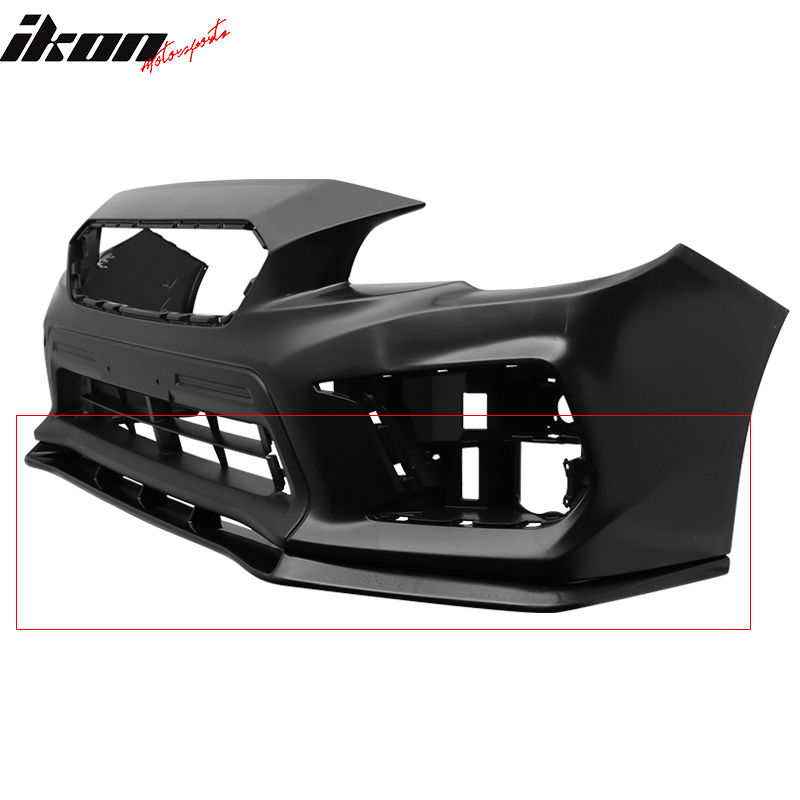 2015-2021 Subaru WRX STI MP MPX Painted Front Bumper Lip ABS