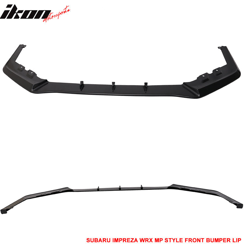2015-2021 Subaru WRX STI MP MPX Painted Front Bumper Lip ABS