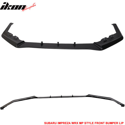 2015-2021 Subaru WRX STI MP MPX Painted Front Bumper Lip ABS