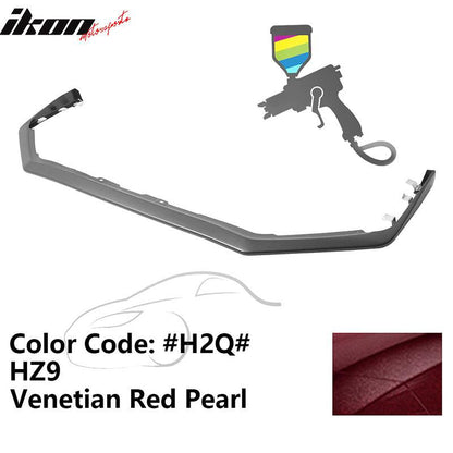 2015-2021 Subaru WRX STI Carbon Paint Front Bumper Lip Spoiler ABS