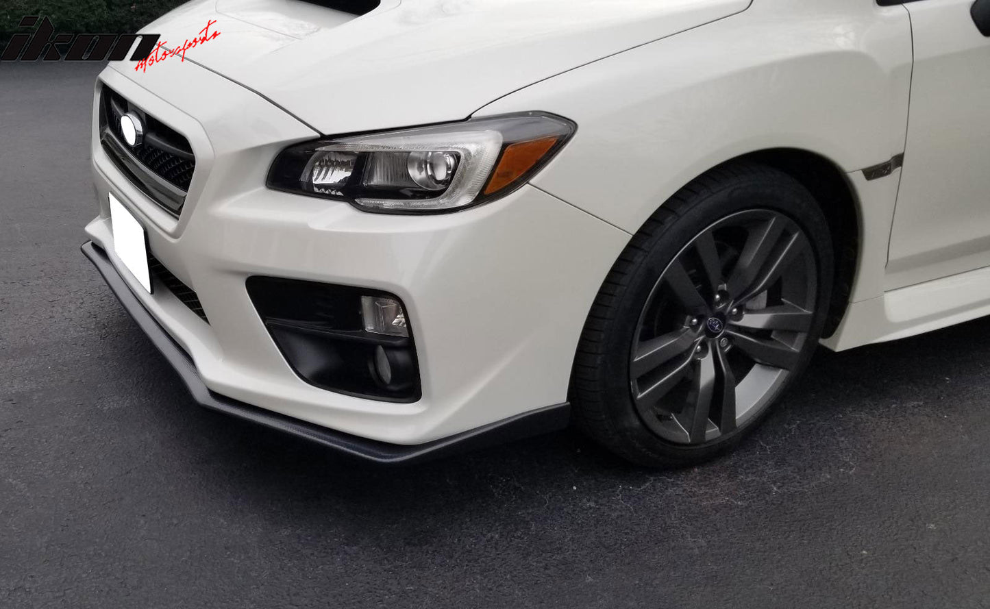 2015-2021 Subaru WRX STI Carbon Paint Front Bumper Lip Spoiler ABS