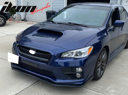 2015-2021 Subaru WRX STI Carbon Paint Front Bumper Lip Spoiler ABS