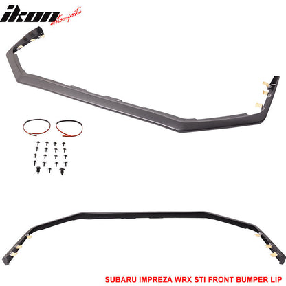 2015-2021 Subaru WRX STI Carbon Paint Front Bumper Lip Spoiler ABS