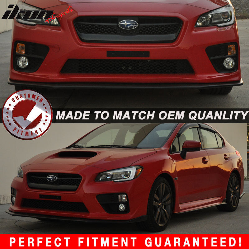 2015-2021 Subaru WRX STI V-Limited Style Front Bumper Lip Spoiler PP