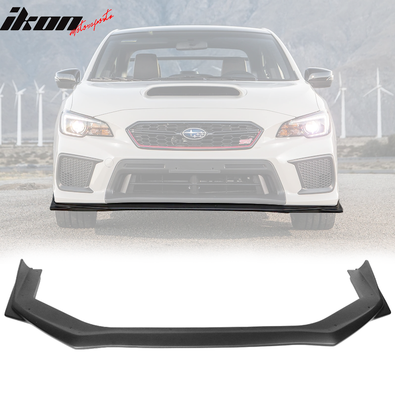 2015-2021 Subaru WRX STI V2 Style Front Bumper Lip Spoiler ABS