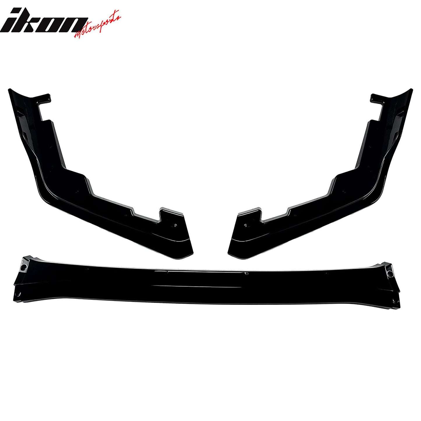 2015-2021 Subaru WRX CS2 Style Gloss Black Front Bumper Lip Spoiler PP