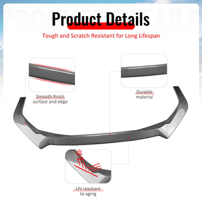 2022-2025 Subaru WRX IKON Carbon Fiber Print Front Bumper Chin Lip PP